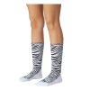 Skarpety Jimmy Lion ATHLETIC ZEBRA PRINT White